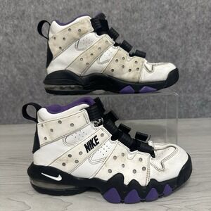 Nike Air DT Max '96 White Purple 309560-105 Youth Size 4Y Football Shoes